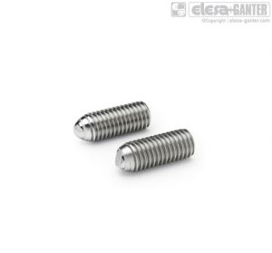 GN 605-NI Ball point screws stainless steel-ball point screws