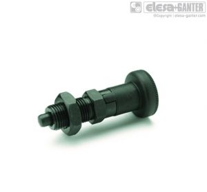 GN 617.1-ST Indexing plungers steel with plastic knob