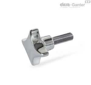 GN 6335.5-A4P Hand knobs stainless steel aisi 316