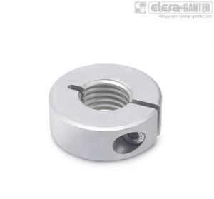 GN 706.3-NI Threaded shaft collars stainless steel
