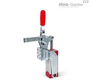 GN 862.1-EPVS Pneumatic Toggle Clamps solid clamping arm, with clasp for welding