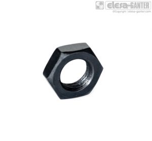 ISO 8675-BT Low form hexagon nuts steel, blackened