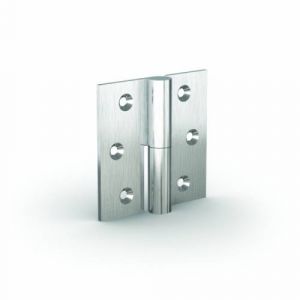 Lift-off rising hinge in stainless steel
