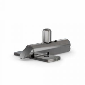 Slam latch in stainless steel - bolt nose-down