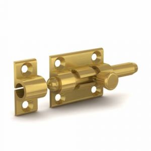 Barrel bolt in brass
