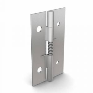 Spring hinge 60 mm long - with 4 holes