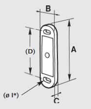 Counterplates for magnetic catches