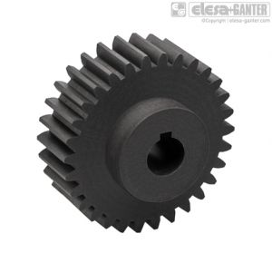 ZCL-2.0-K Spur Gears module 2.0, drilled hub with keyway